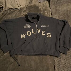 Darcsport cropped quarter zip